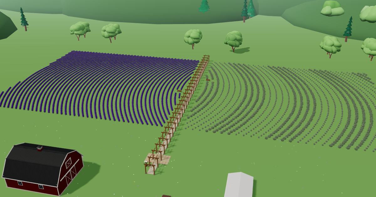 Bishop Spring Lavender Farm in the Lavender Farm Simulator