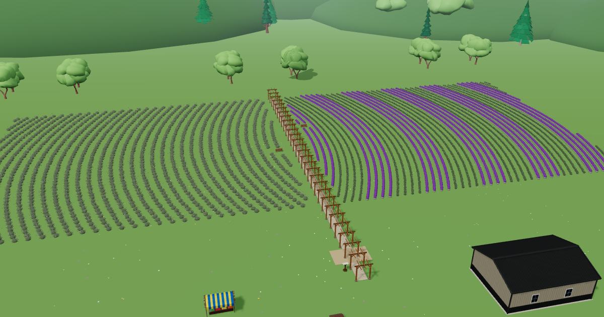 Blooming Springs Farm in the Lavender Farm Simulator