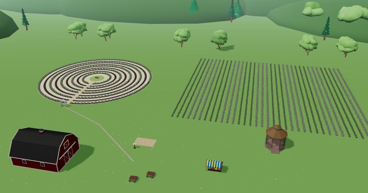 Camel Valley Lavender in the Lavender Farm Simulator