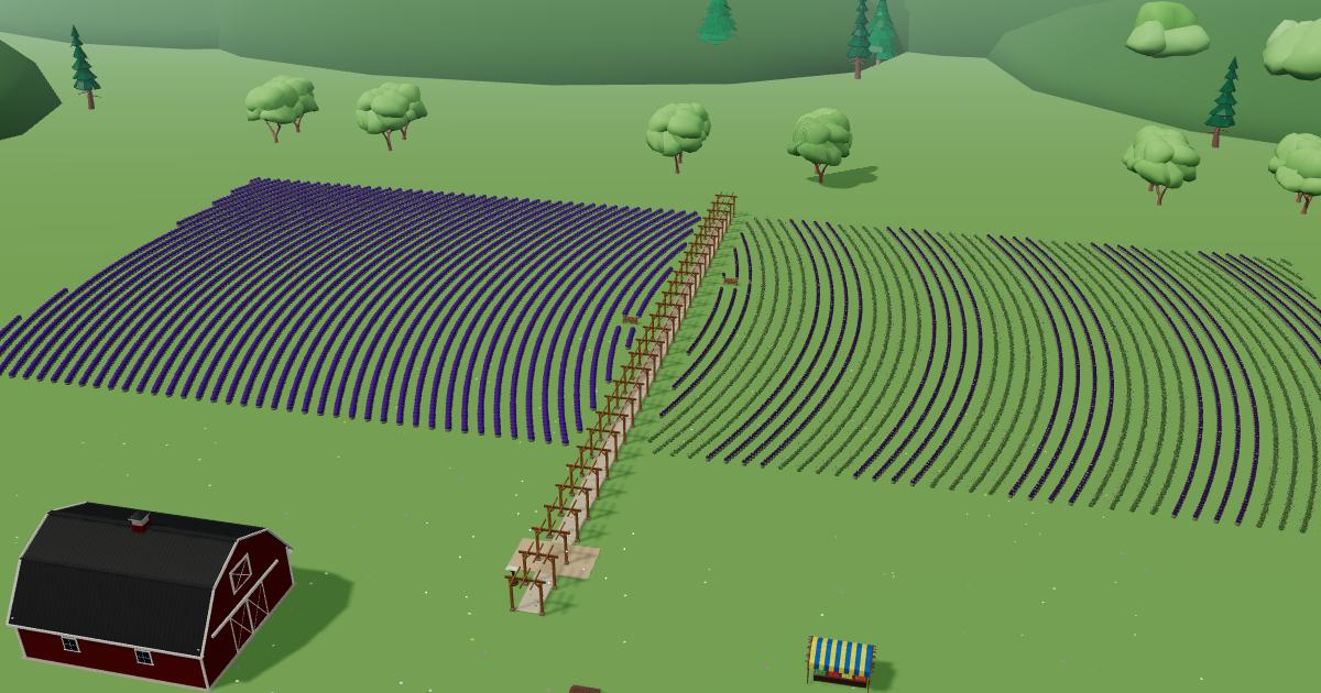 Elf Leaf Farm in the Lavender Farm Simulator