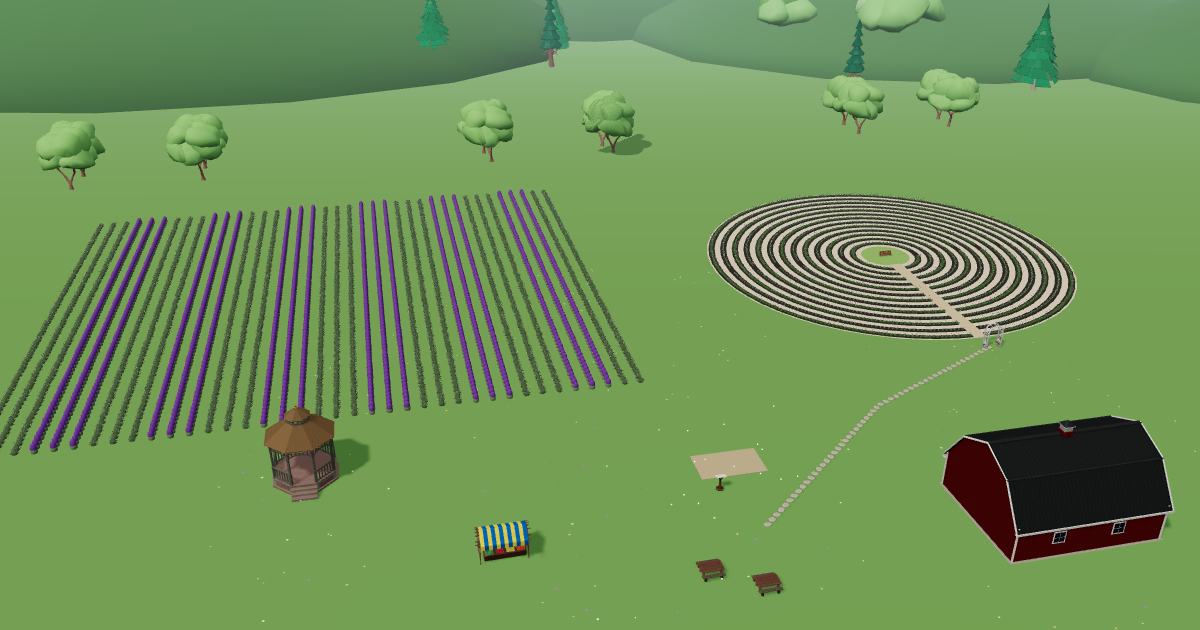 Glacier View Lavender in the Lavender Farm Simulator
