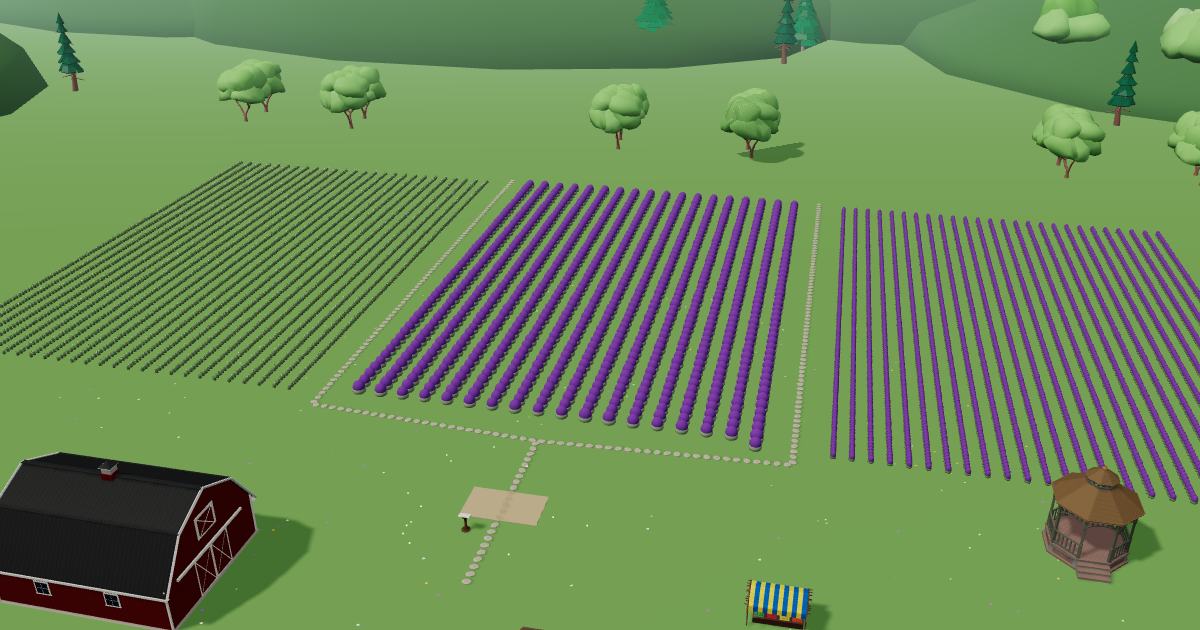 Hamlett Lavender Farm in the Lavender Farm Simulator