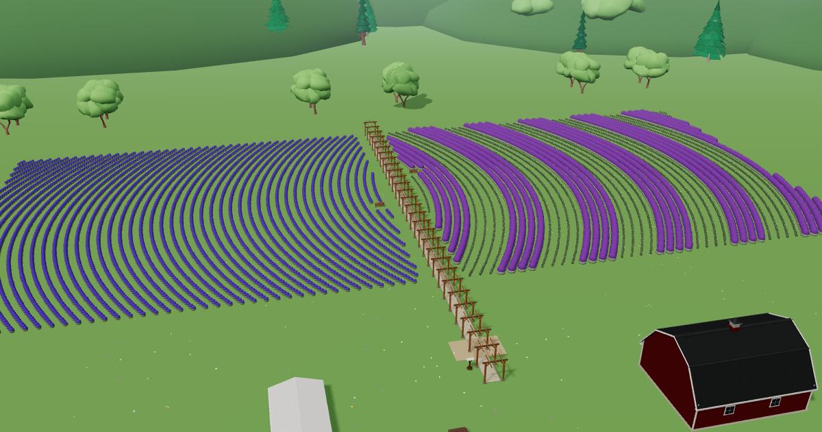 Hidden Spruce Lavender Farm in the Lavender Farm Simulator