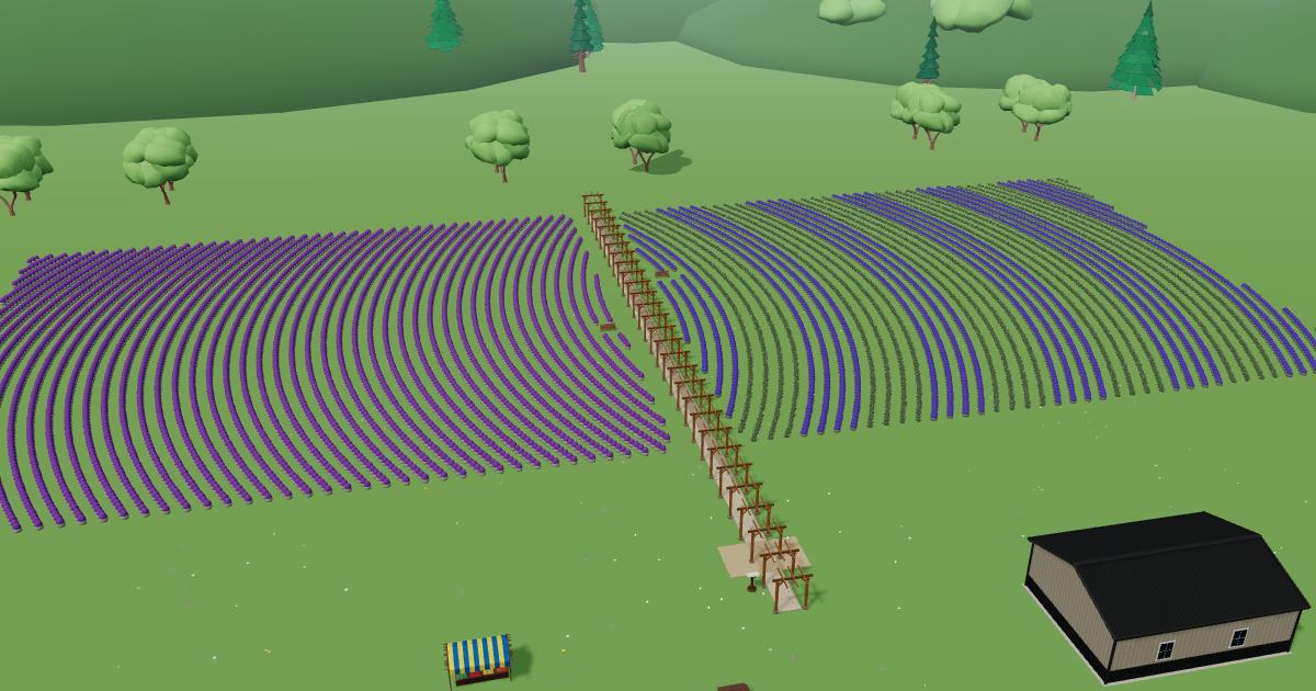 Iowa Lavender in the Lavender Farm Simulator