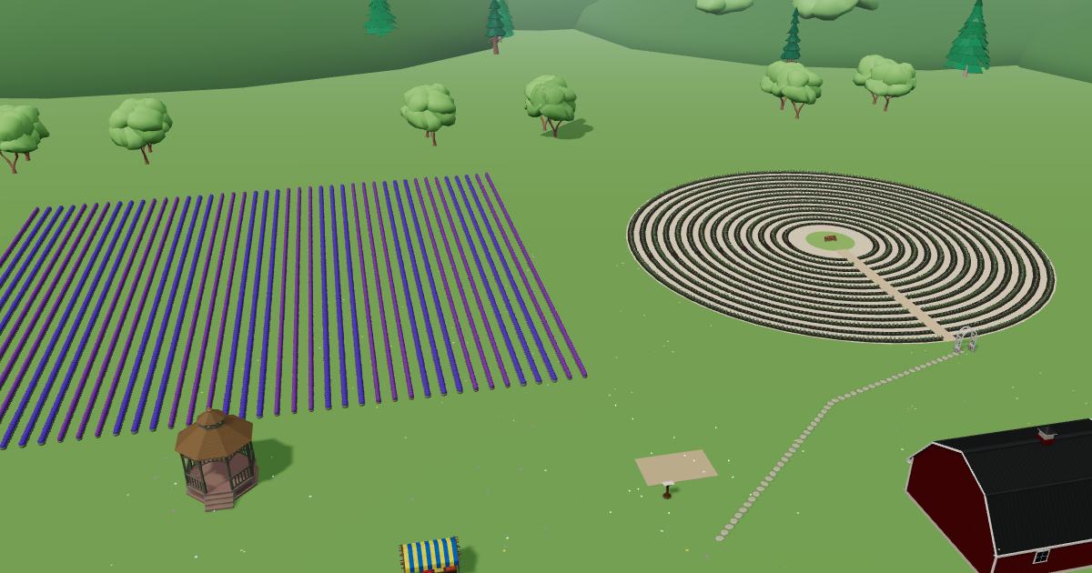 La La Lavender Farm in the Lavender Farm Simulator