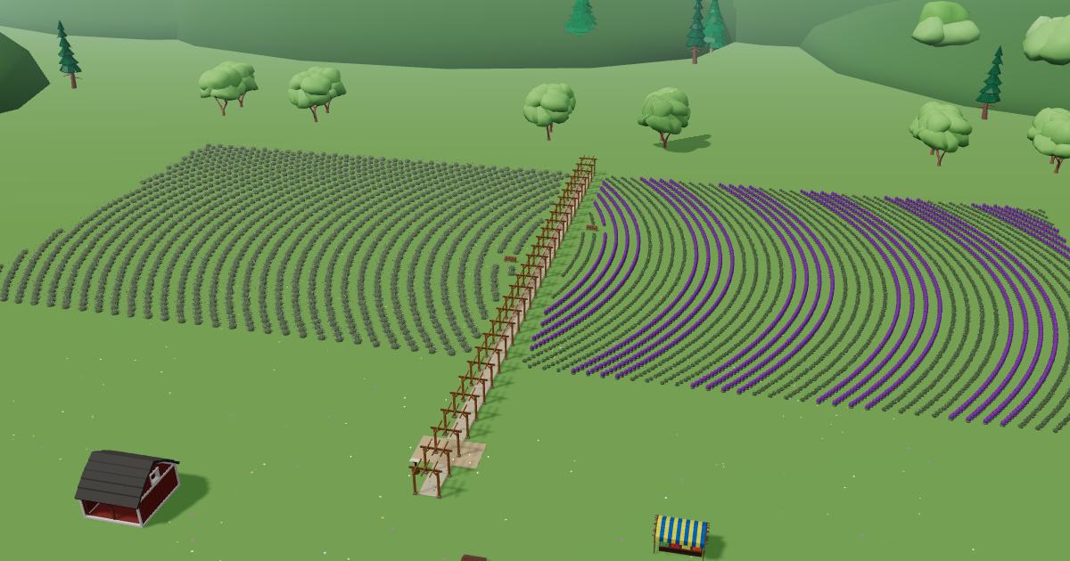 Lake Michigan Lavender in the Lavender Farm Simulator