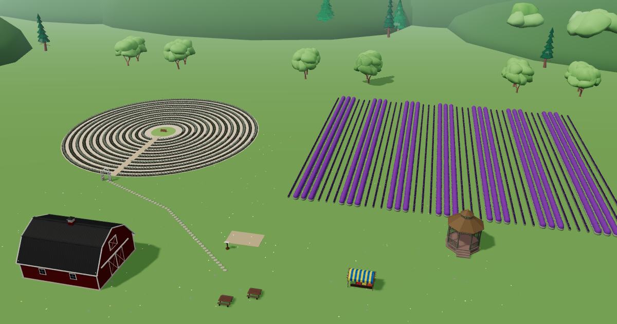 Lavender Brook Farm in the Lavender Farm Simulator