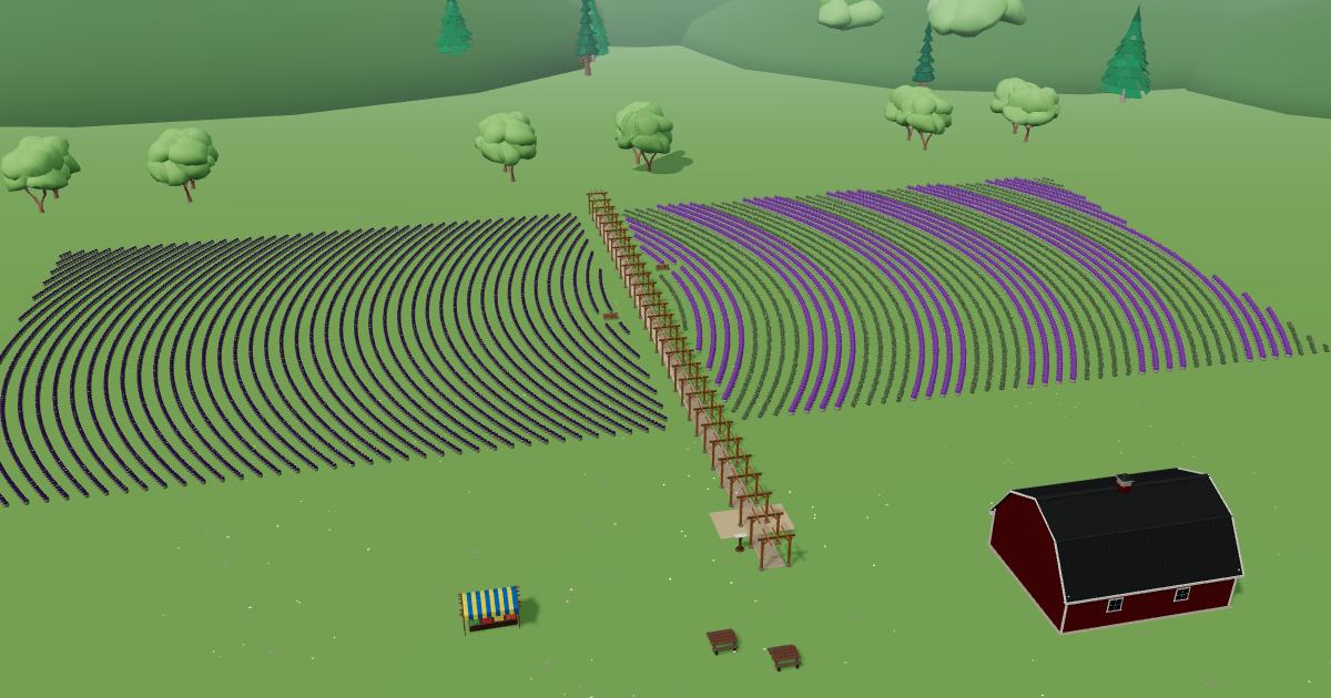 Lavender Creek Farm in the Lavender Farm Simulator