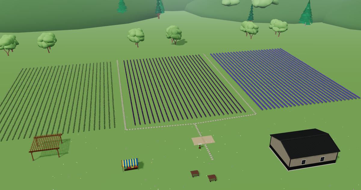 Lavender Fields at Pumpkin Blossom Farm in the Lavender Farm Simulator