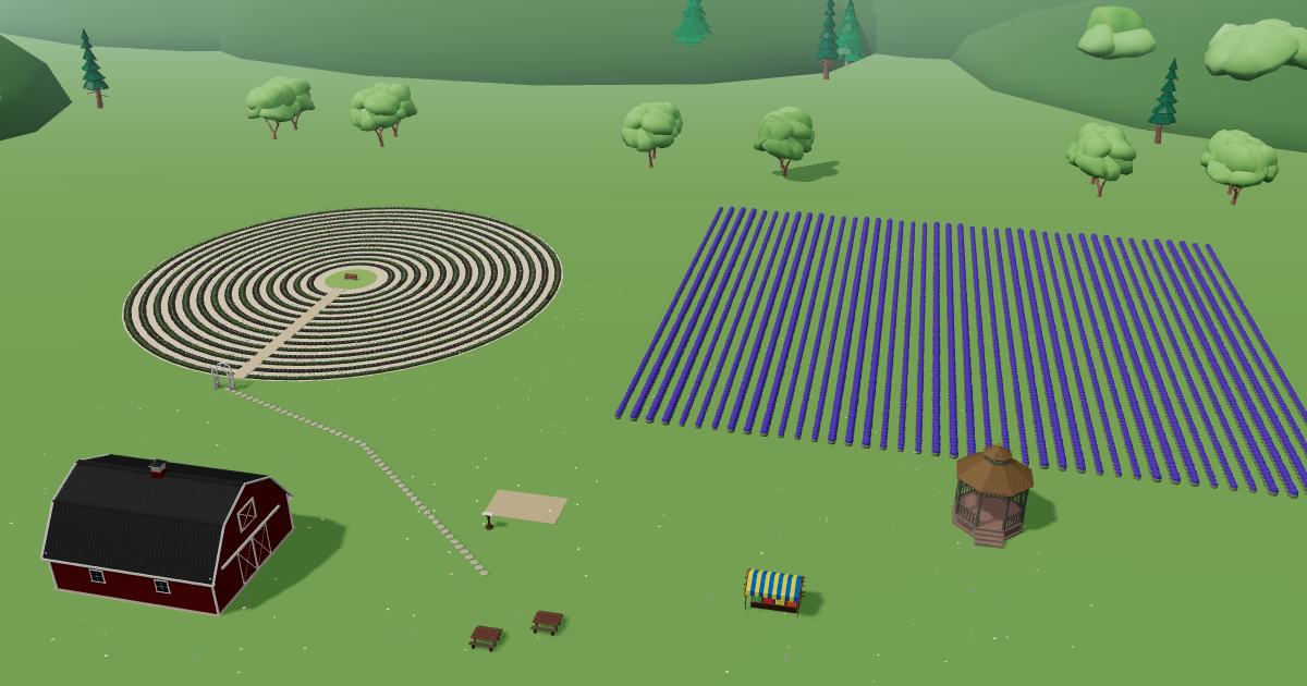 Longview Lavender Farms in the Lavender Farm Simulator