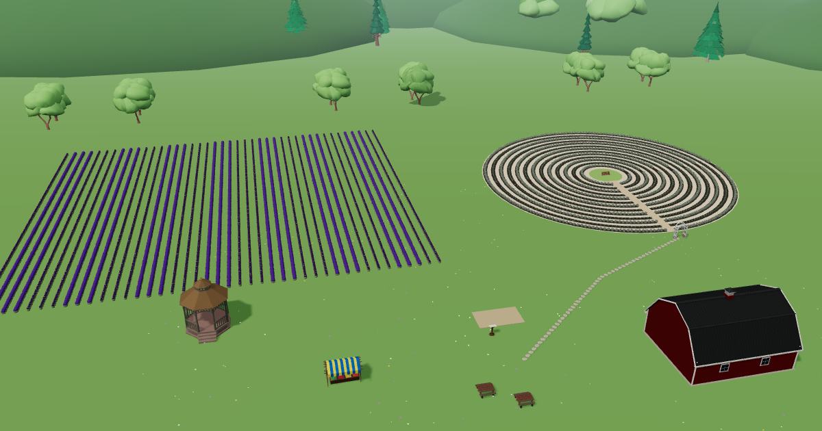 Lords Lavender Farm in the Lavender Farm Simulator