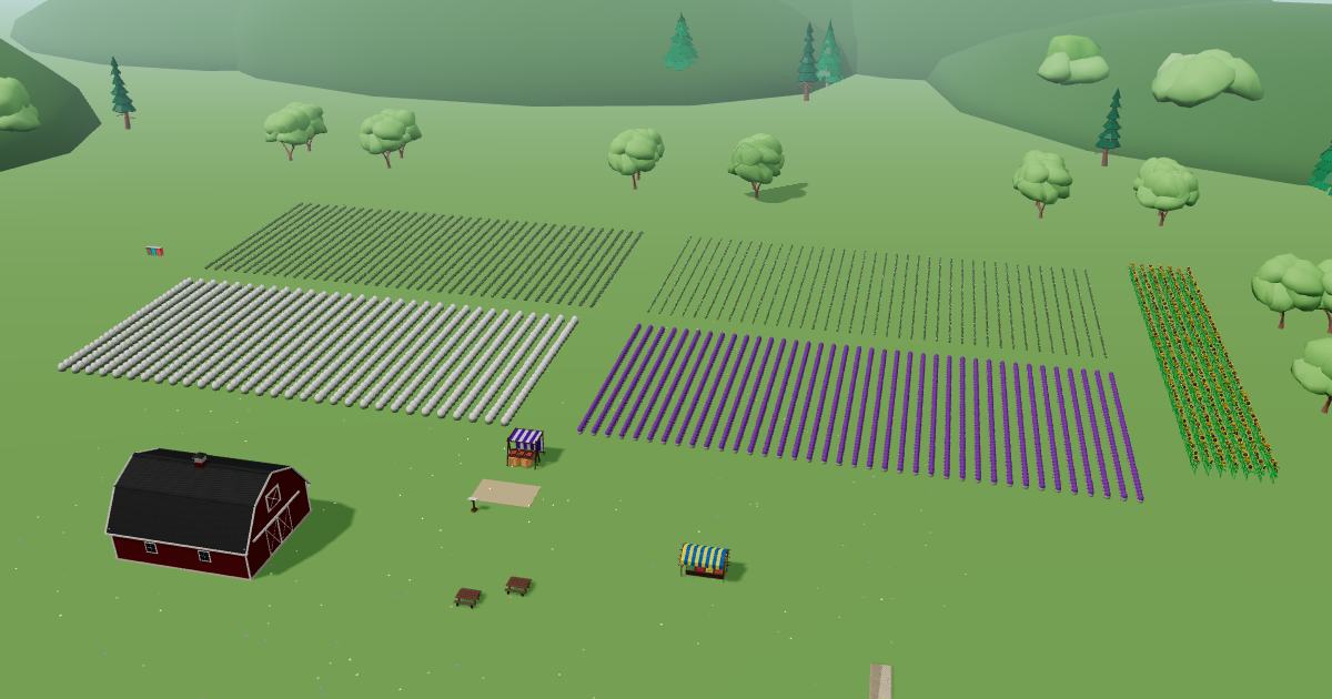 Mountain Air Farm in the Lavender Farm Simulator