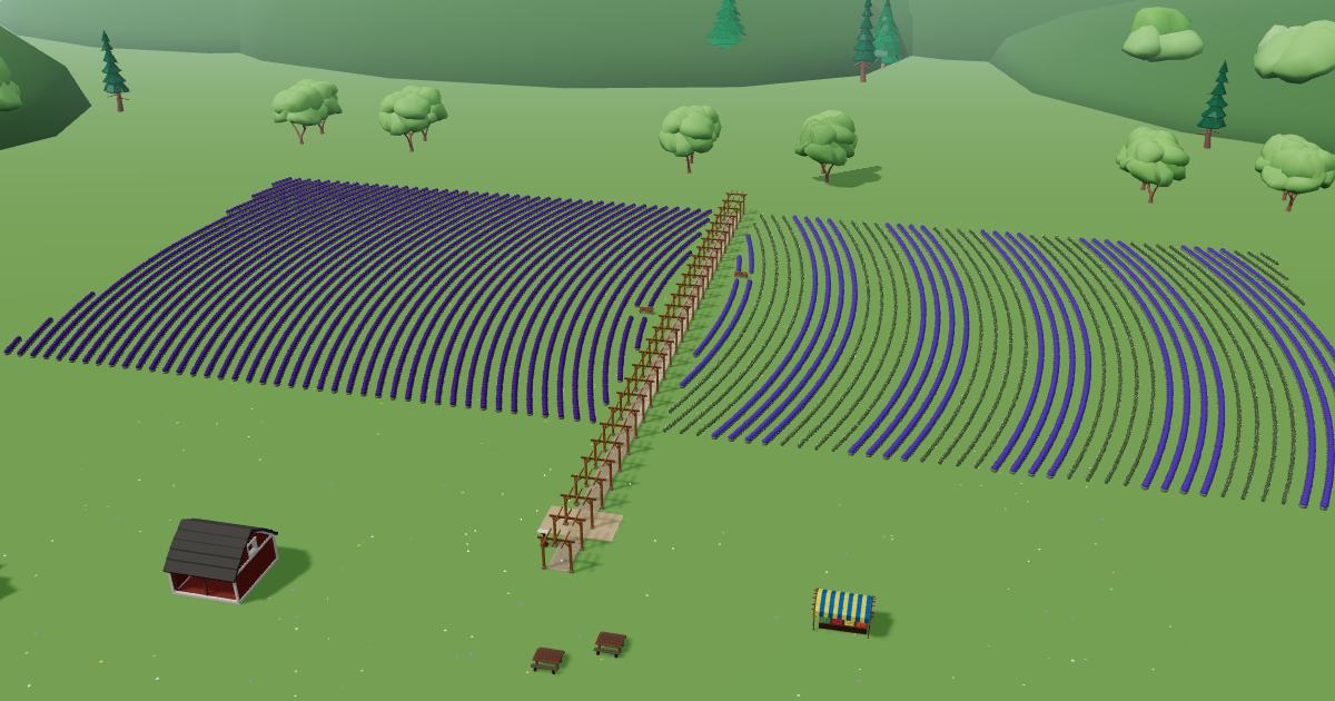 Mt Airy Lavender in the Lavender Farm Simulator
