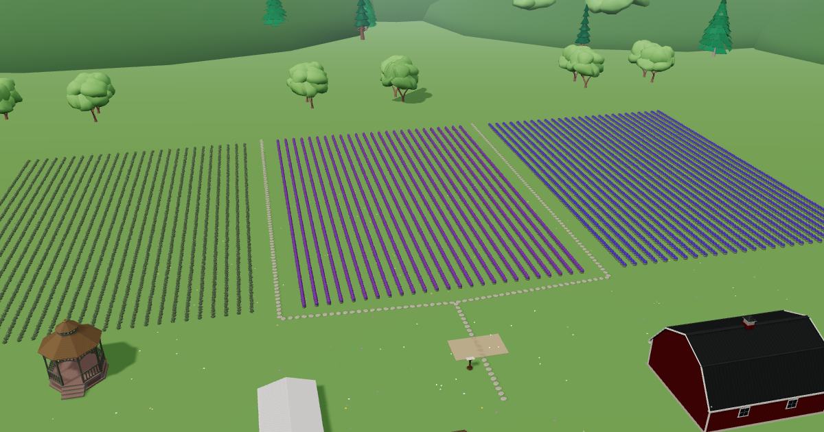 Ochre Hill Farms in the Lavender Farm Simulator