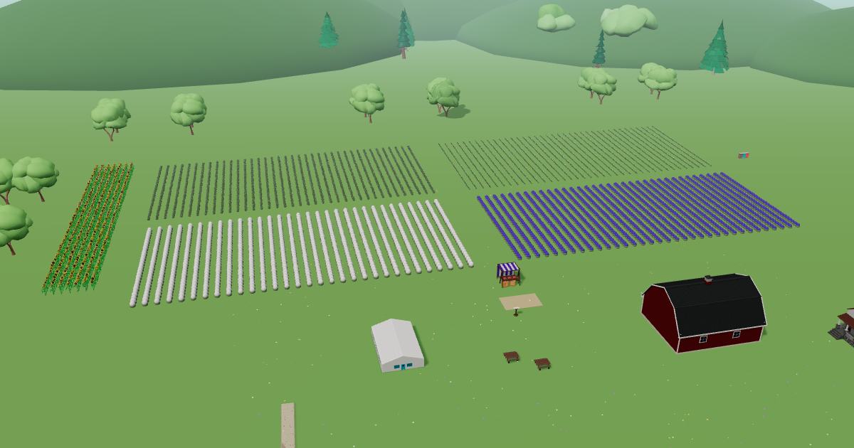 Purple Mountain Lavender in the Lavender Farm Simulator