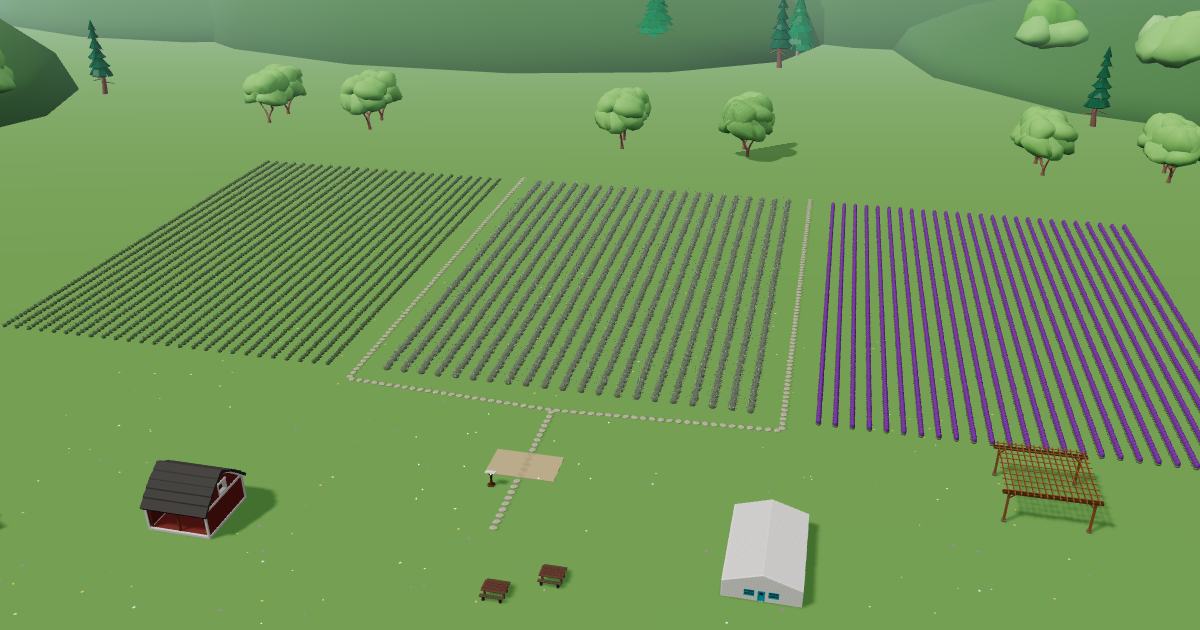 Raider West Lavender Farm in the Lavender Farm Simulator