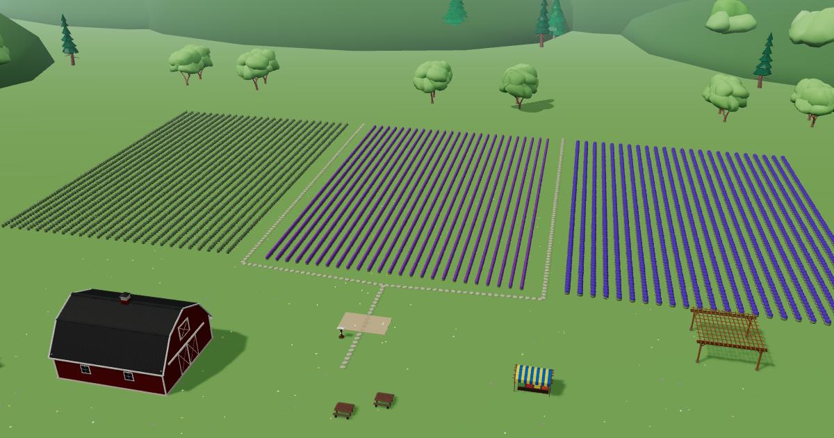 RavenCroft in the Lavender Farm Simulator