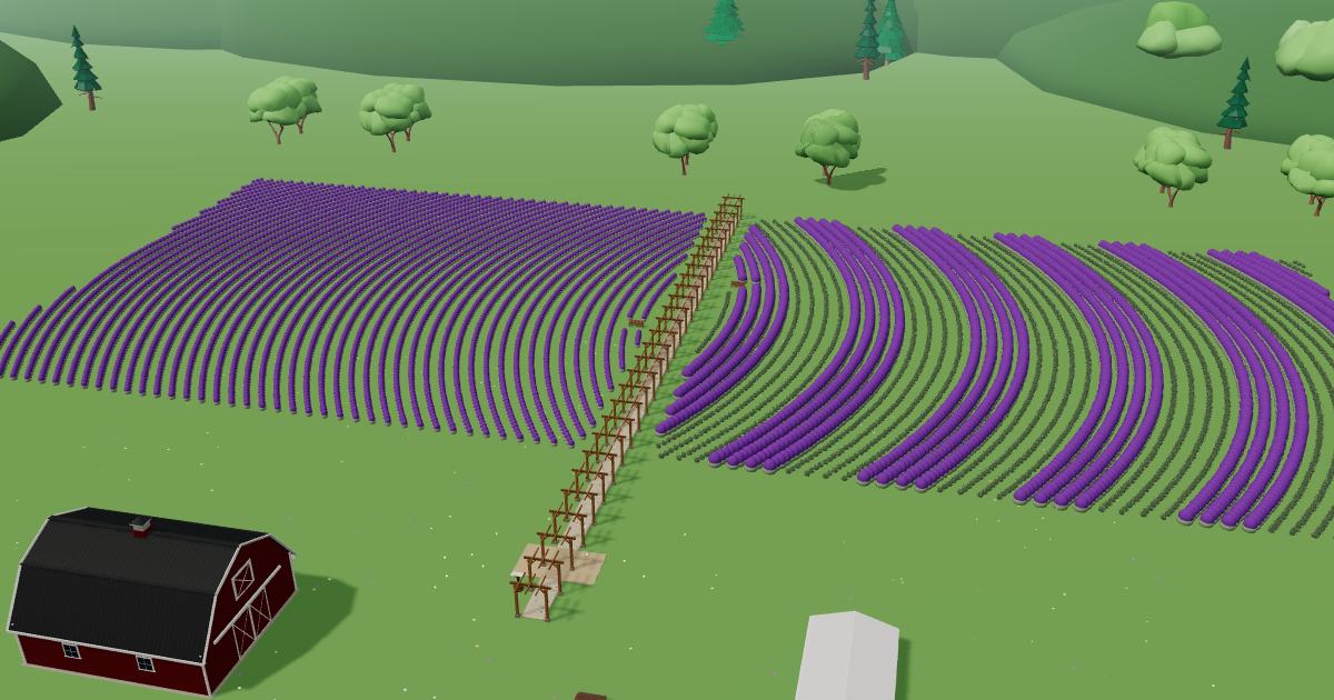 Red Oak Lavender Farm in the Lavender Farm Simulator