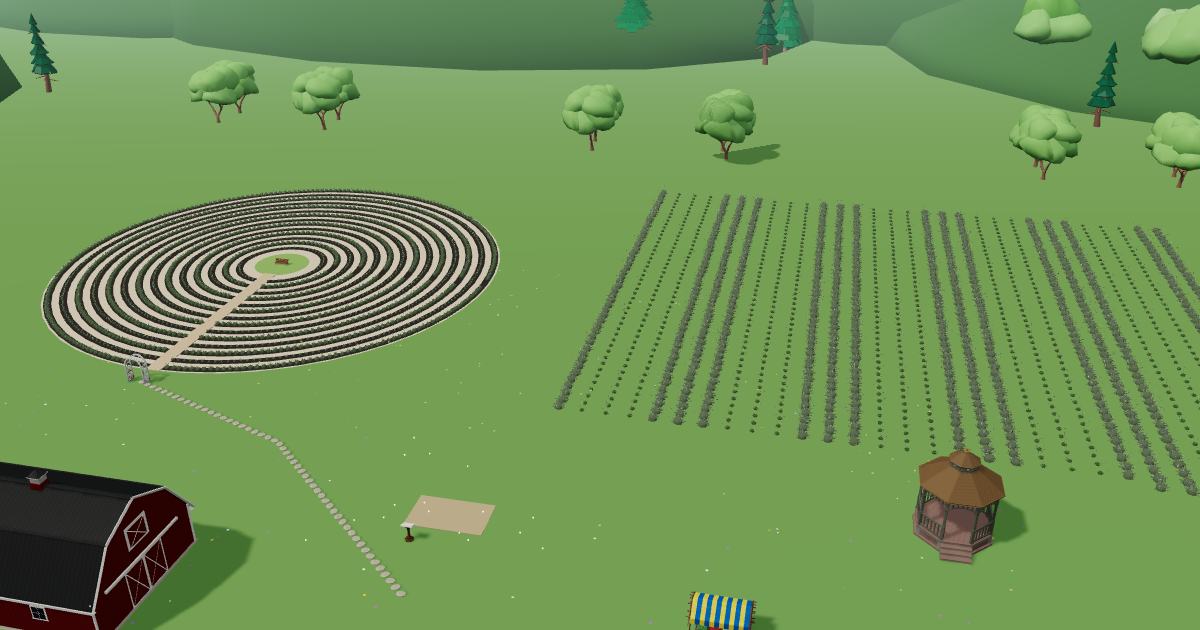 Roaming Roan Lavender Farm in the Lavender Farm Simulator