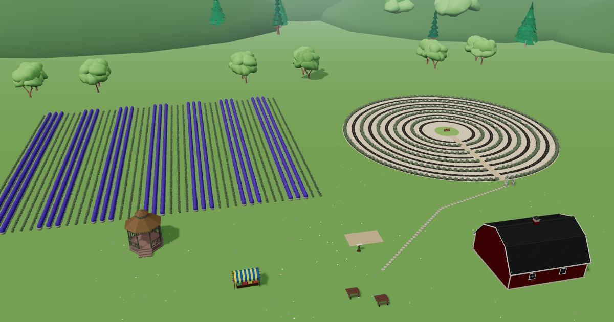 Sage Creations Farm in the Lavender Farm Simulator