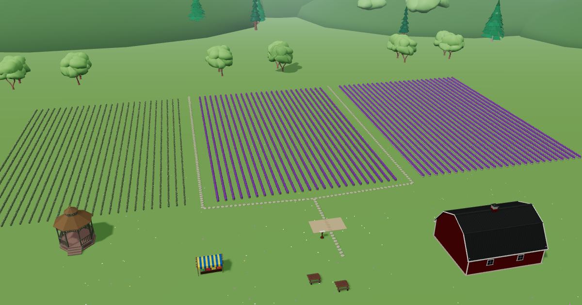Sixteen Sprigs Lavender Farm in the Lavender Farm Simulator