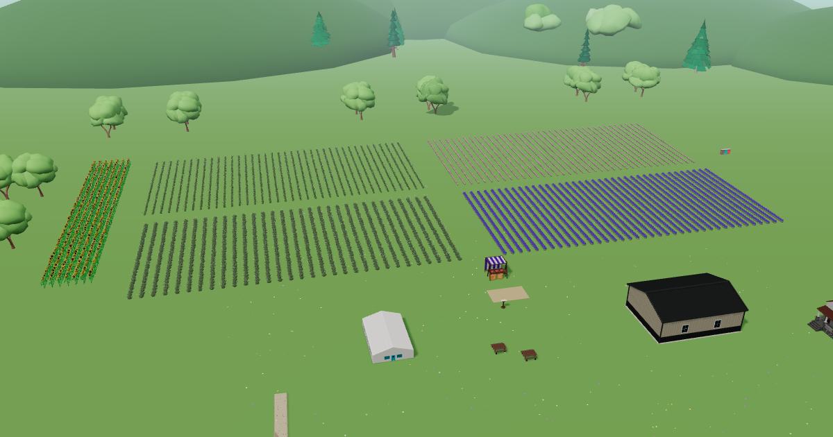 Stone Creek Farms in the Lavender Farm Simulator
