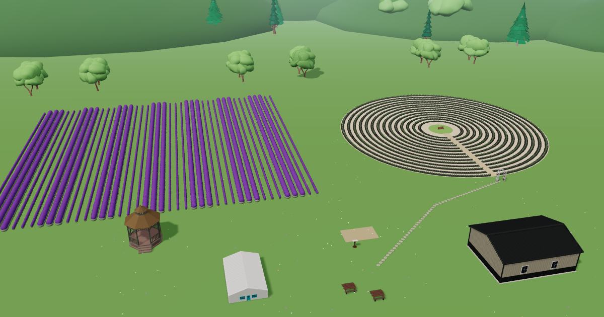 Stormy Lavender in the Lavender Farm Simulator