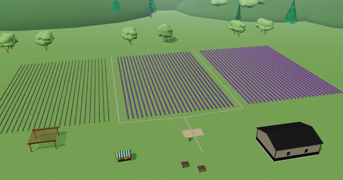 Tenderloin Farms Lavender in the Lavender Farm Simulator