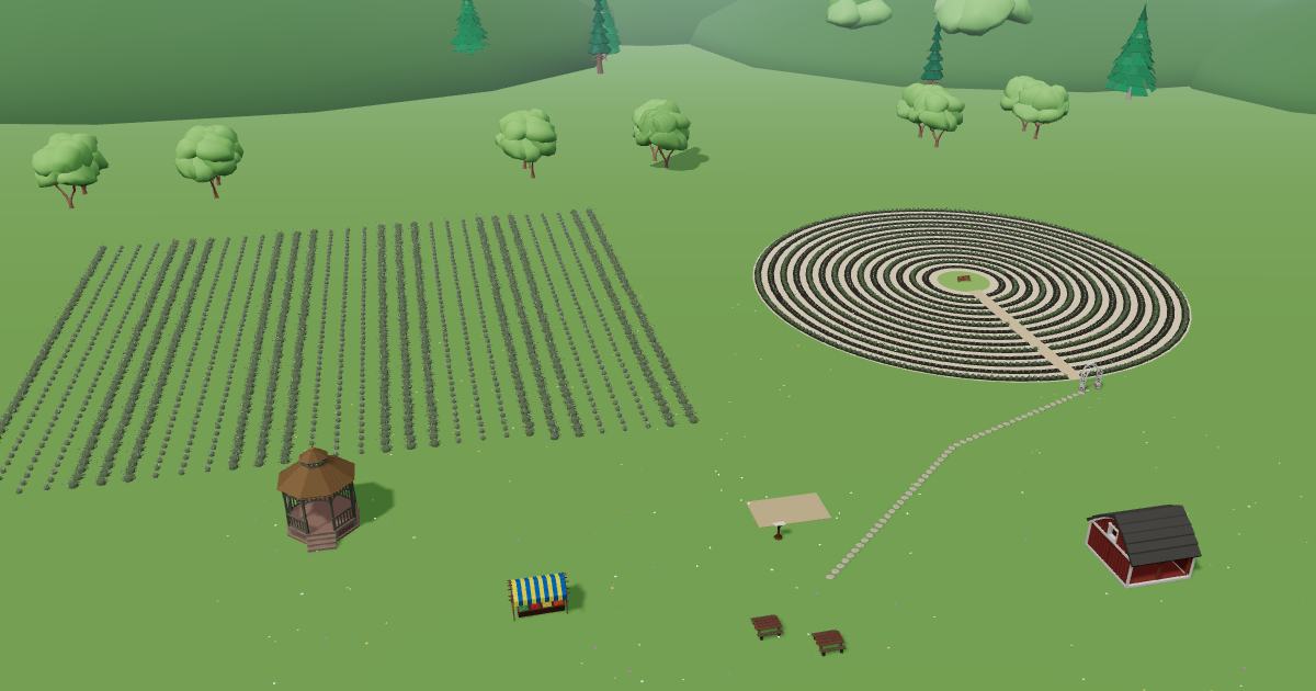 The Farm on Bear Lane in the Lavender Farm Simulator