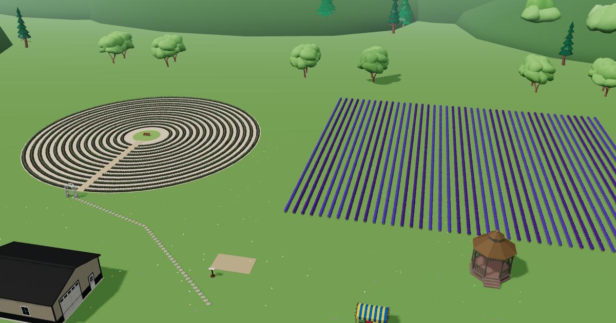 The Upton Flower Kitchen in the Lavender Farm Simulator