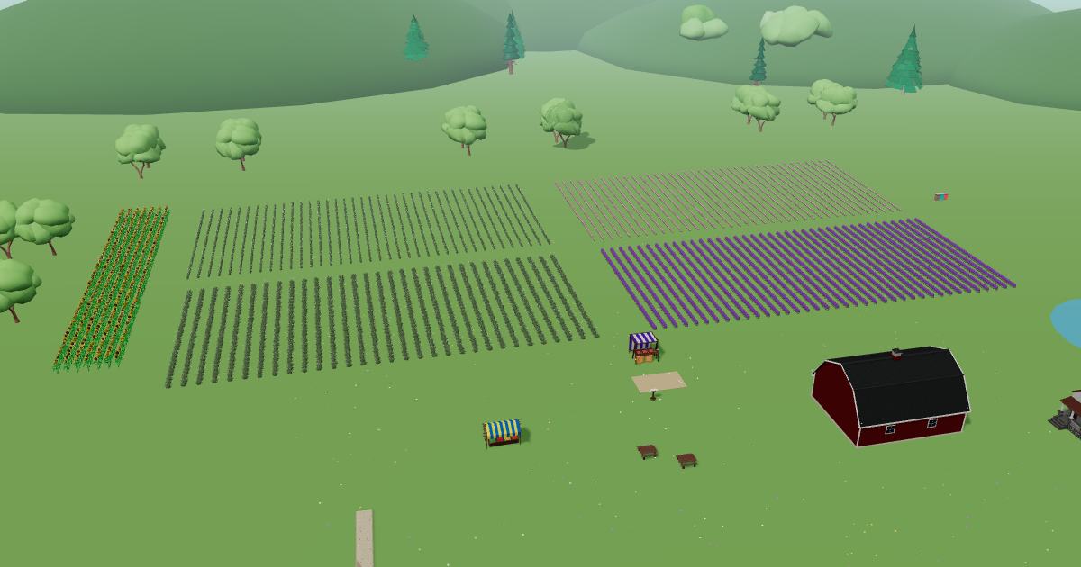 Trail Hollow Farms in the Lavender Farm Simulator