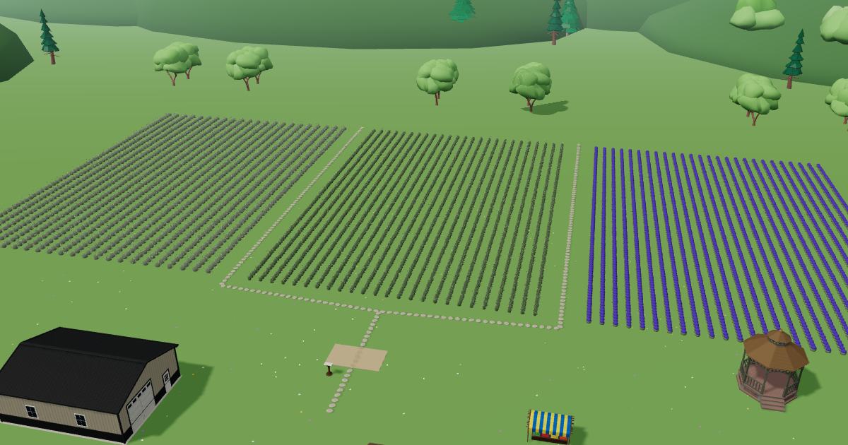 Tres Jolie Lavender Farm in the Lavender Farm Simulator
