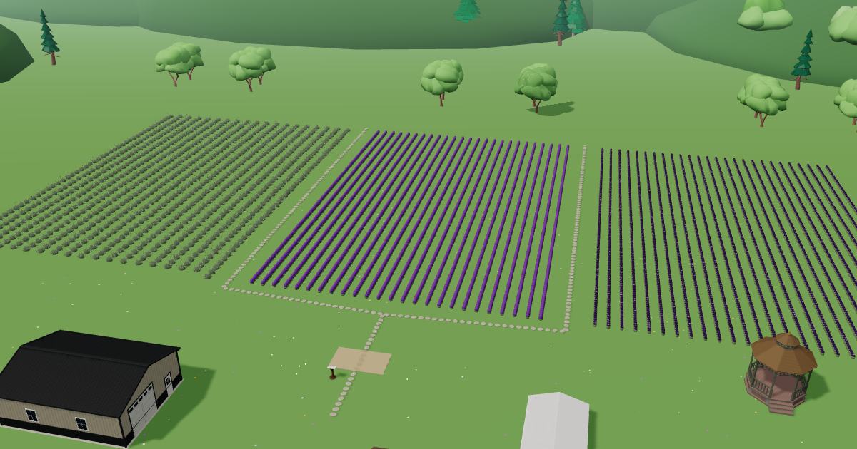 Uncommon Ranch in the Lavender Farm Simulator