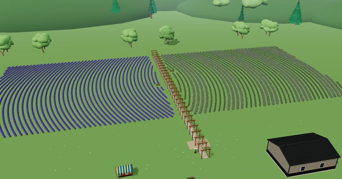 Wild Country Lavender Farm in the Lavender Farm Simulator