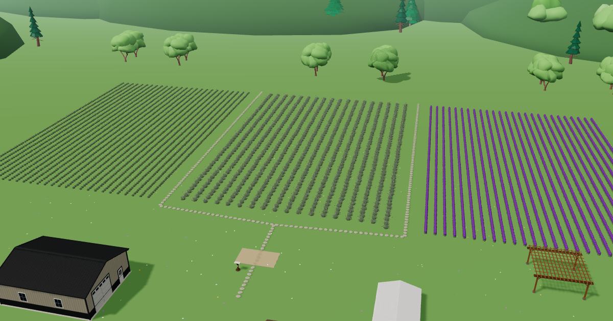 Wildwood Lavender Farm in the Lavender Farm Simulator