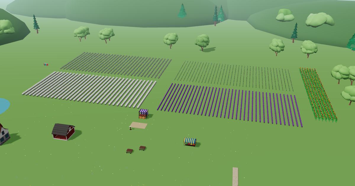 Wood Colony Lavender in the Lavender Farm Simulator
