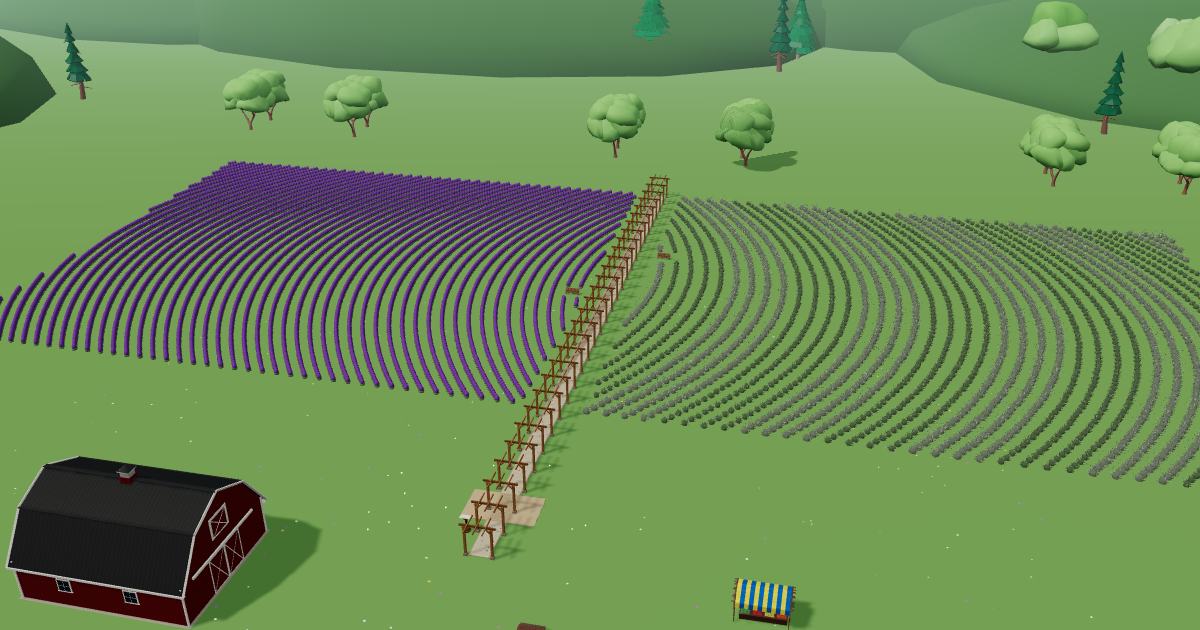 Woodinville Lavender in the Lavender Farm Simulator